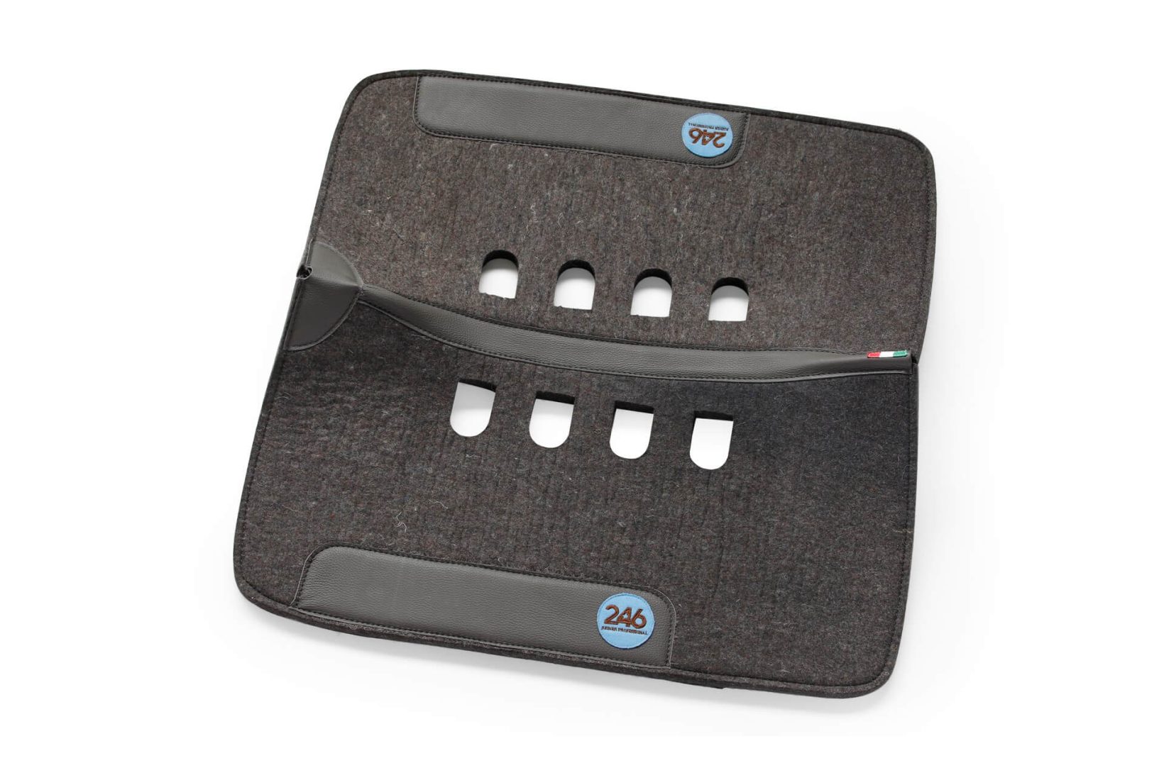 Sottosella da lavoro reining monta western sagomato con foratura grigia | 246 Reiner Professional