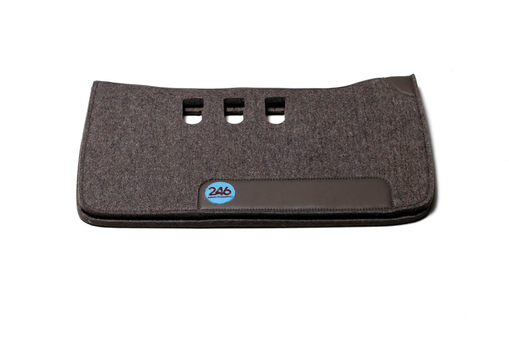 Sottosella da lavoro reining monta western sagomato con foratura grigia | 246 Reiner Professional
